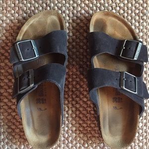 Dark Grey Women’s Birkenstock Sandals - Like New!